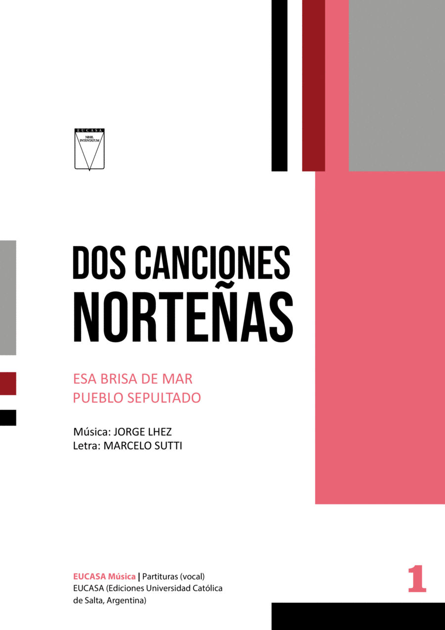 Dos canciones norteñas Dos canciones norteñas Voice scores gallery preview page 1