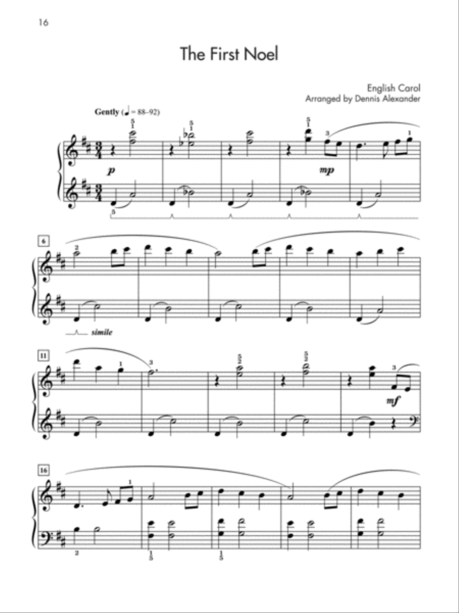 Especially for Christmas, Book 1 Piano Solo scores gallery preview page 4