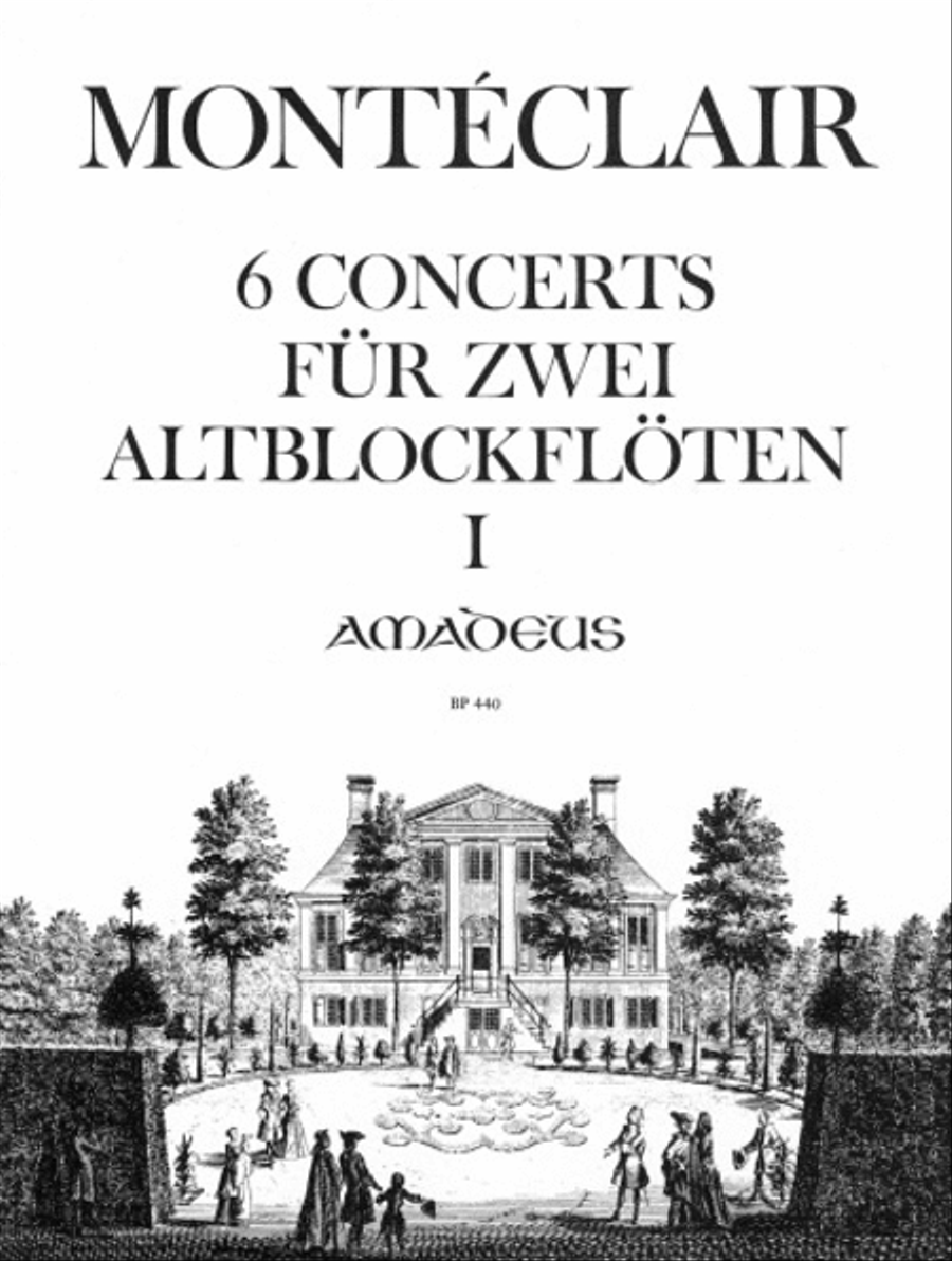 6 Concerts Vol. 1 Alto Recorder scores gallery preview page 1