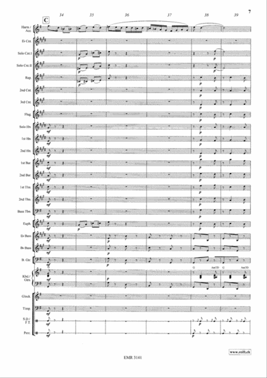 3 Sketches Brass Band scores gallery preview page 8