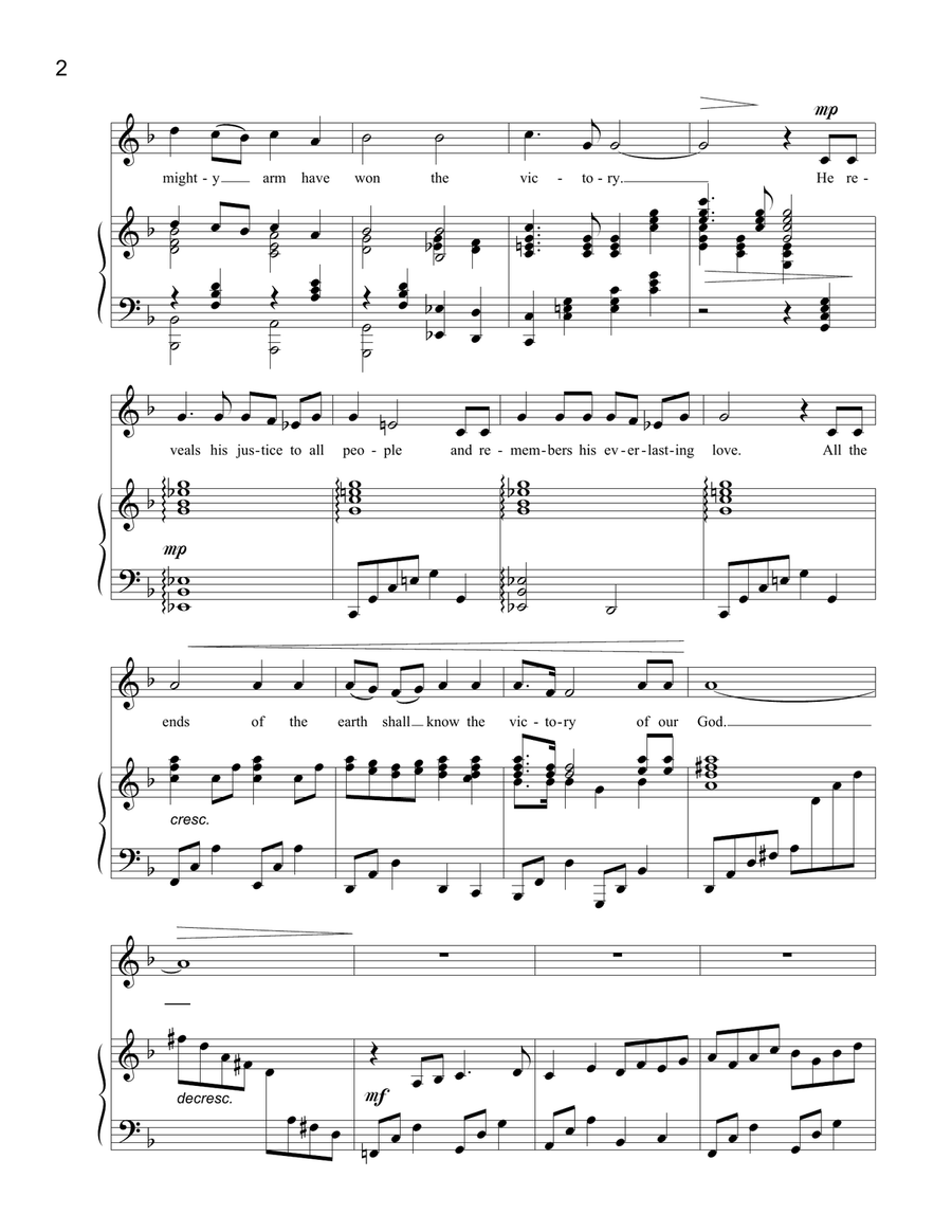 Sing a New Song Sing a New Song Voice Solo scores gallery preview page 2