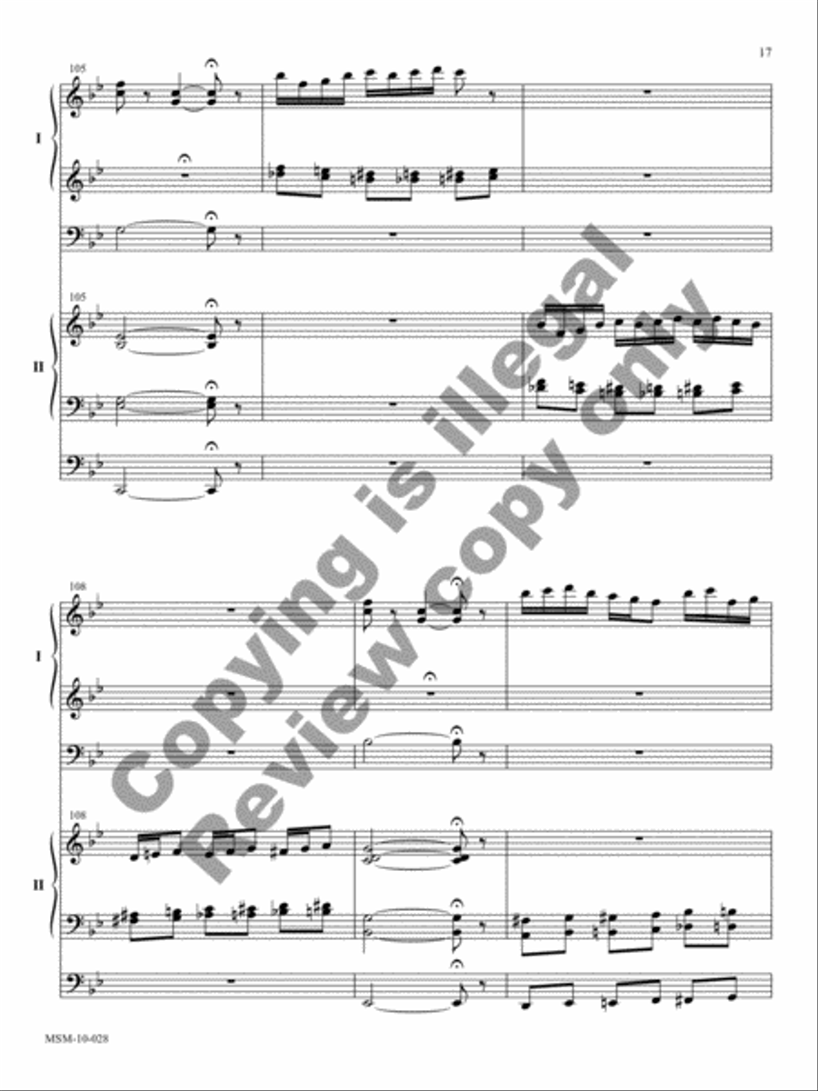 Variations on Veni Creator Spiritus Organ scores gallery preview page 24