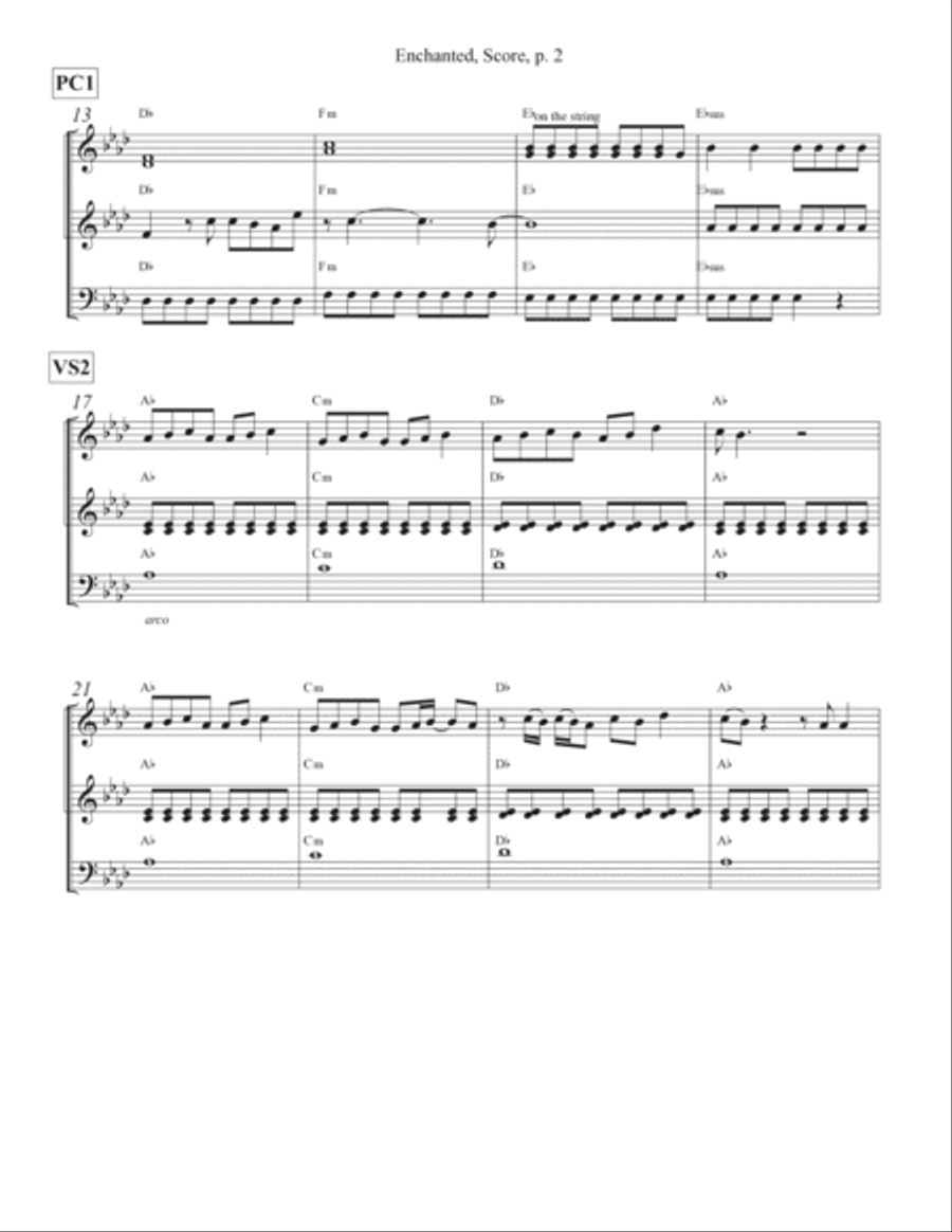 Enchanted String Trio scores gallery preview page 2
