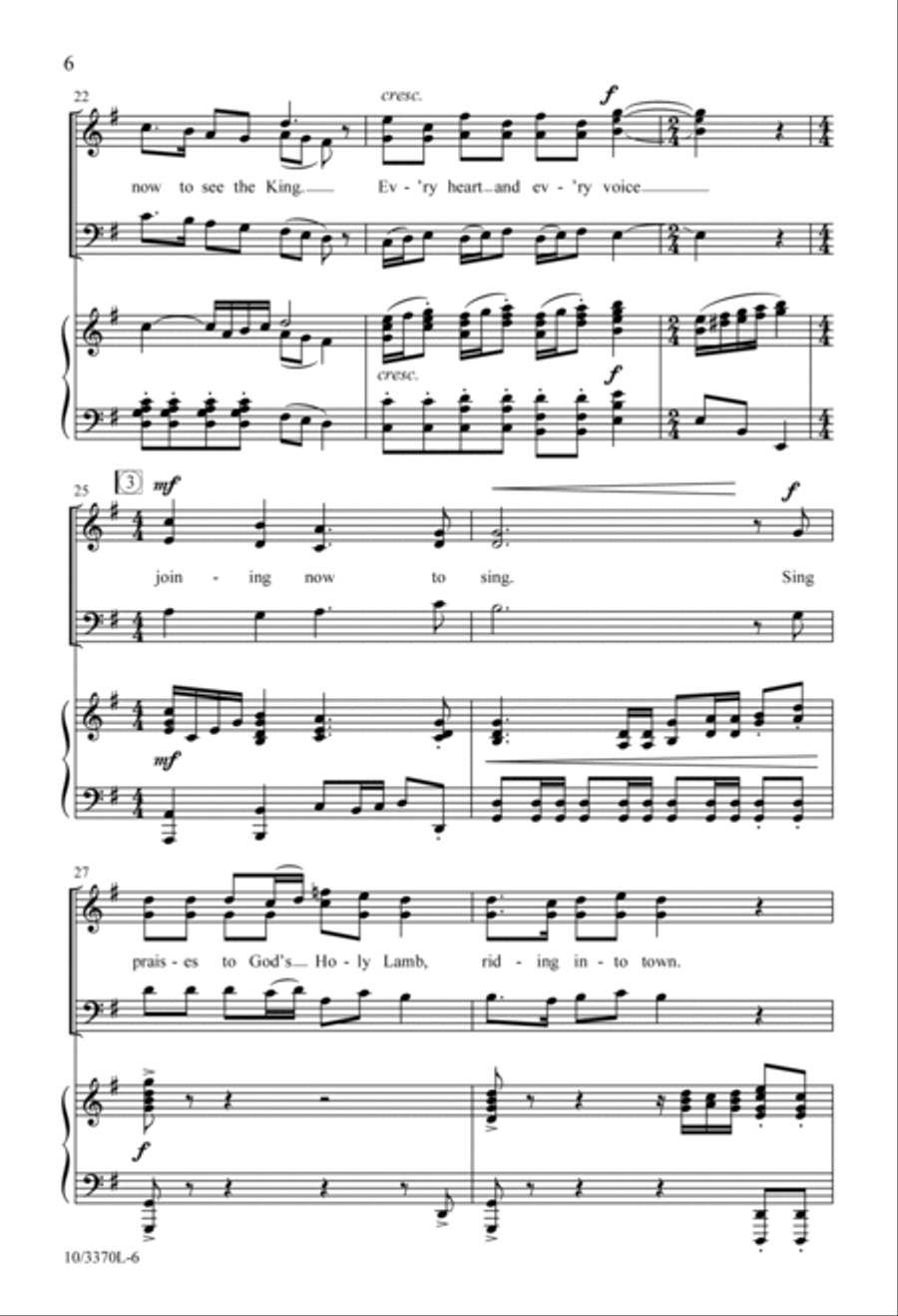 God's Holy Lamb 3-Part scores gallery preview page 6