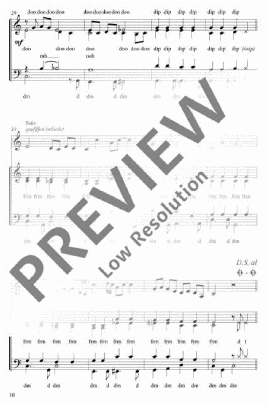 Old Folks at Home 4-Part scores gallery preview page 4