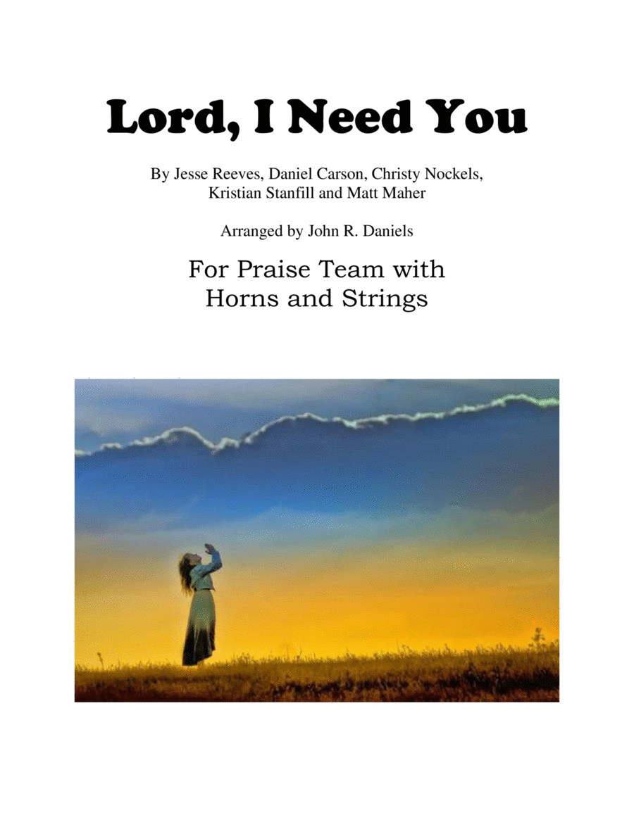 Lord, I Need You Flute scores gallery preview page 1