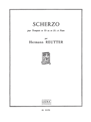 Book cover for Scherzo (trumpet & Piano)