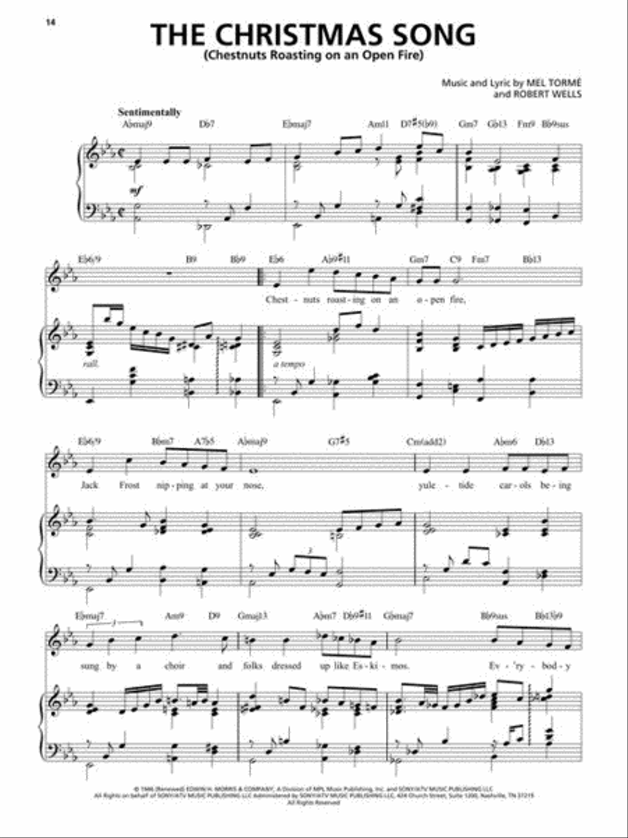 Christmas Standards High Voice scores gallery preview page 7