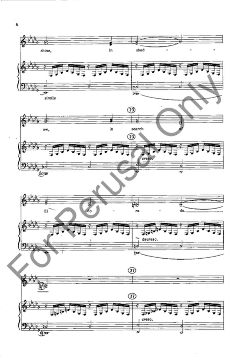 Eldorado Eldorado 4-Part scores gallery preview page 4