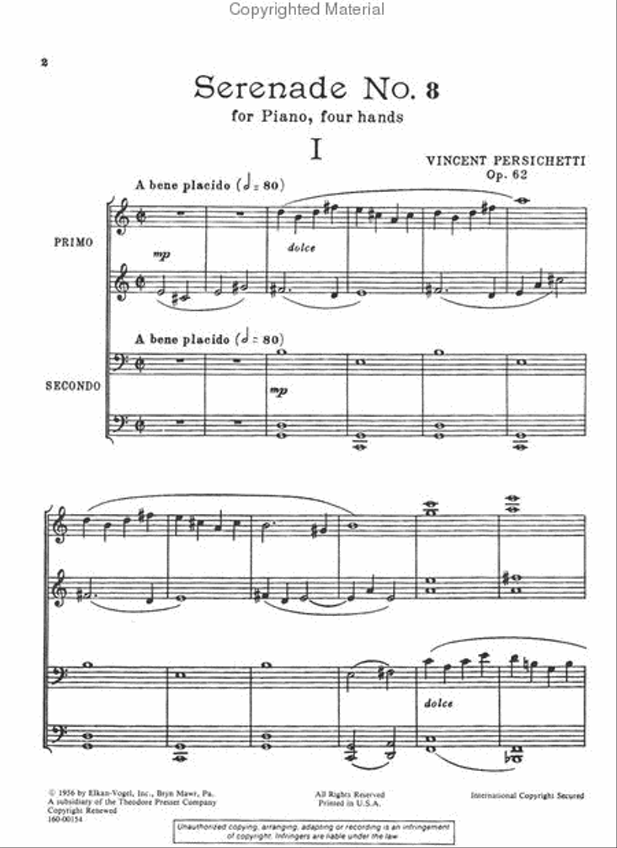 Serenade No. 8 Serenade No. 8 Chamber Music scores gallery preview page 2