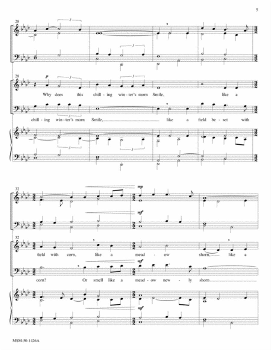 What Sweeter Music Choir scores gallery preview page 5
