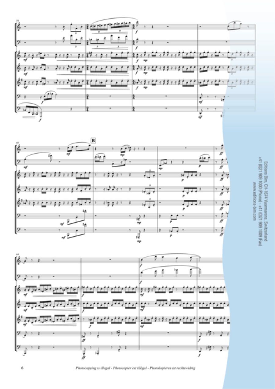 Groundhog Mamba Brass Quintet scores gallery preview page 5