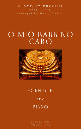 Book cover for Puccini: O Mio Babbino Caro (for Horn in F and Piano)
