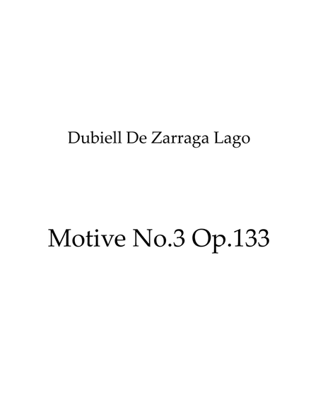Motive No.3 C Minor Op.133