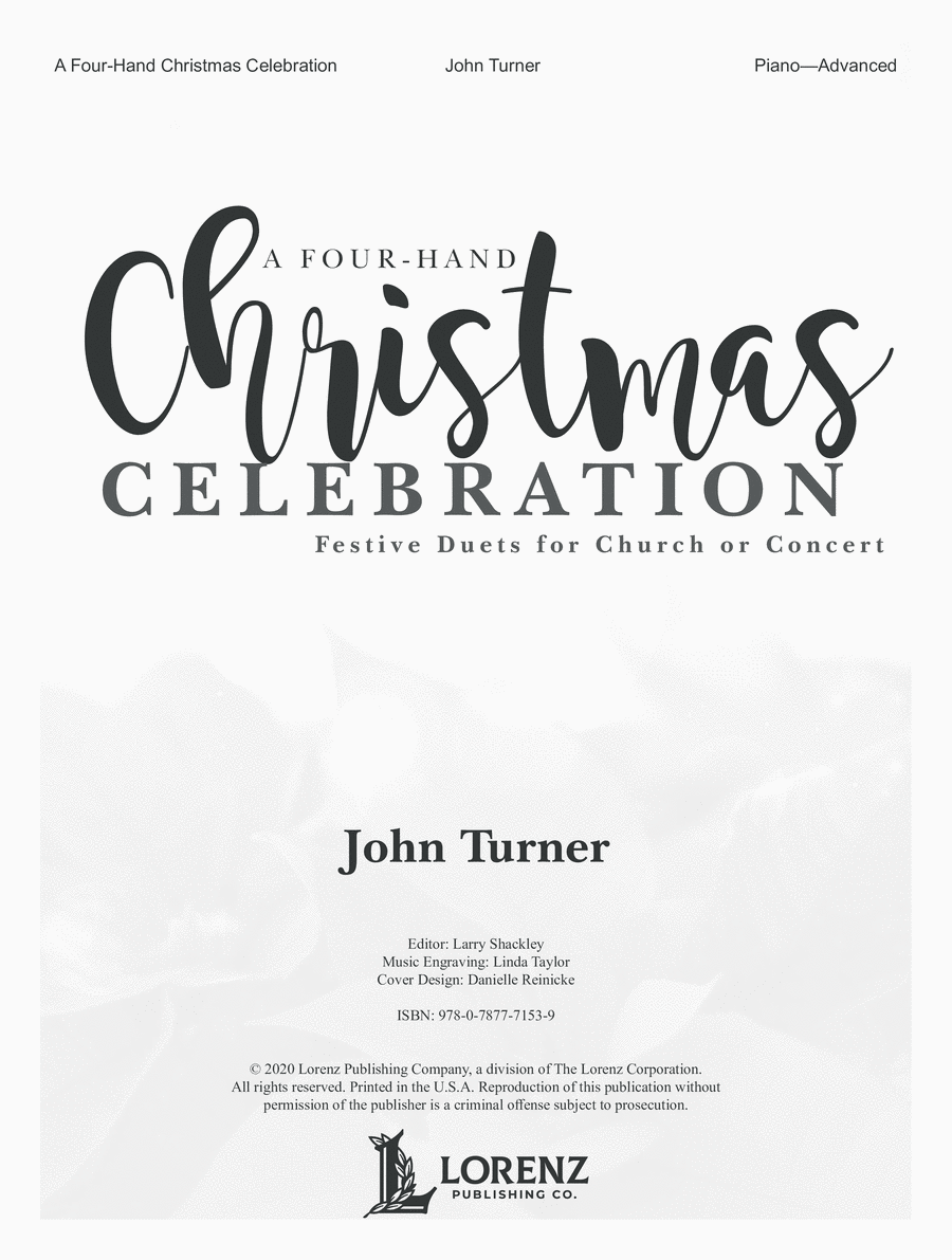 A Four-Hand Christmas Celebration Piano Duet scores gallery preview page 1