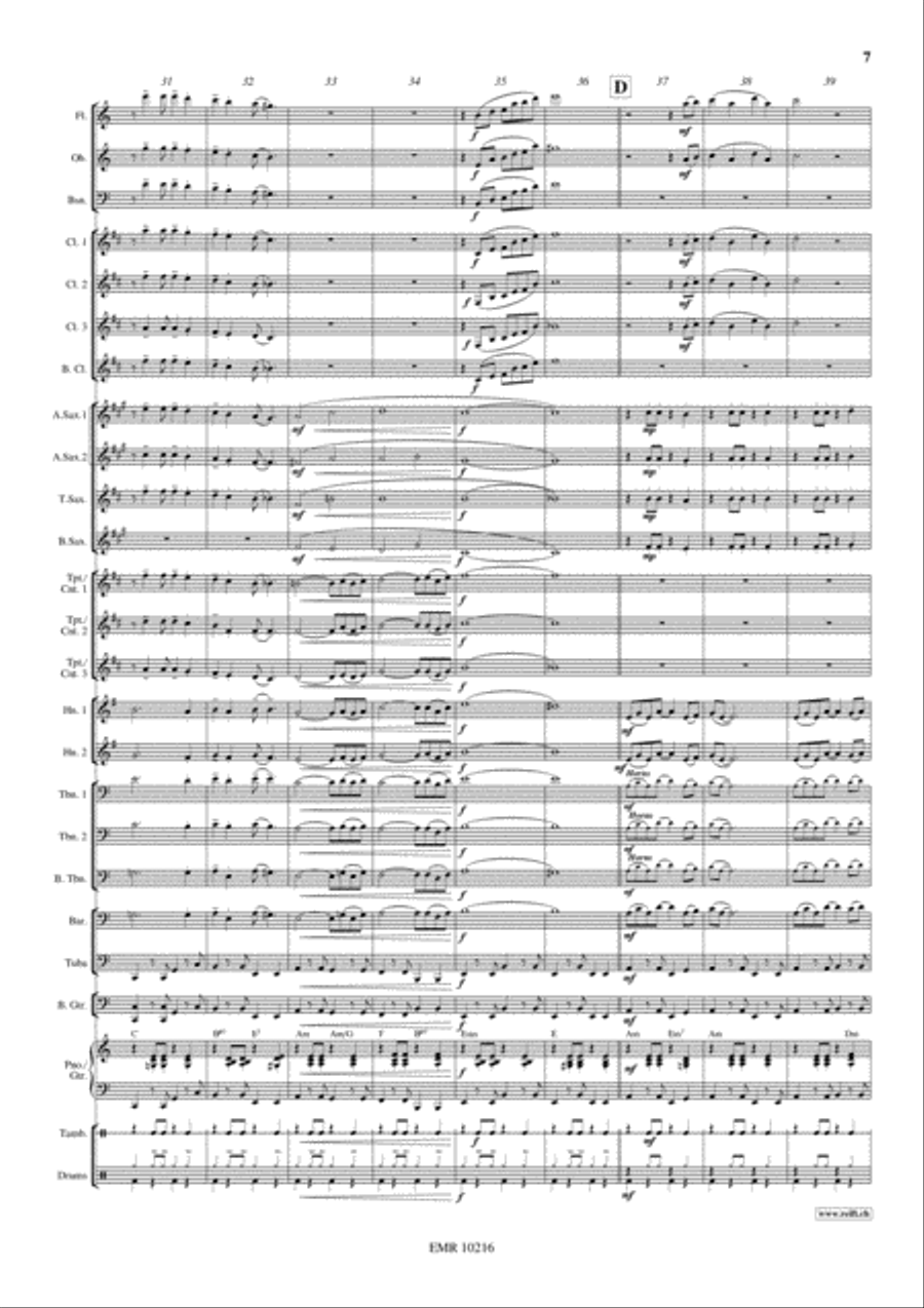 Nathalie Concert Band scores gallery preview page 8