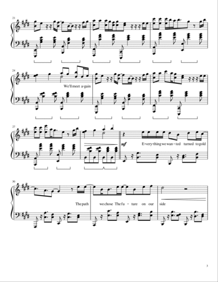 We'll Meet Again Piano Solo scores gallery preview page 3