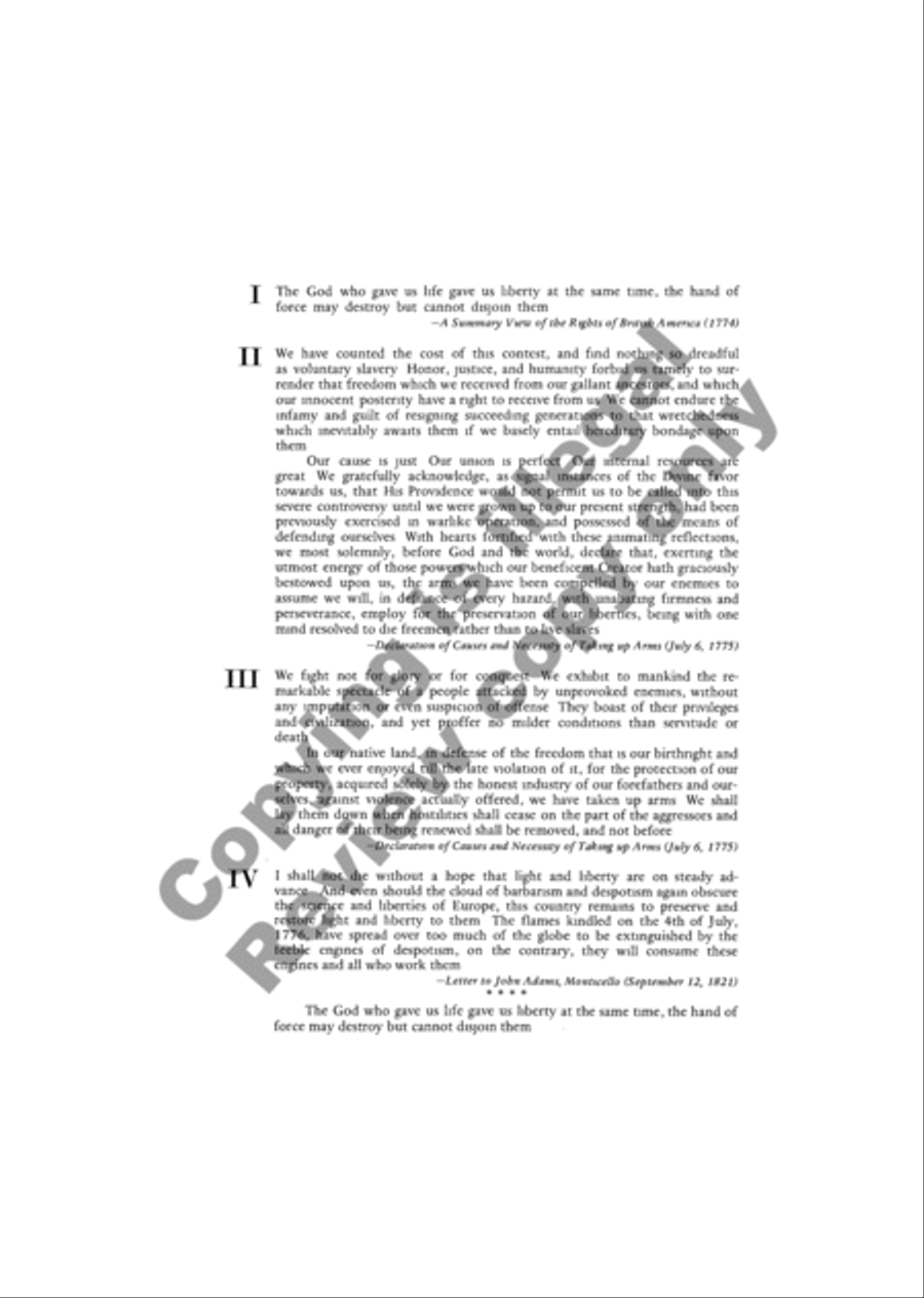 The Testament of Freedom (Additional Orchestra Score) Choir scores gallery preview page 23