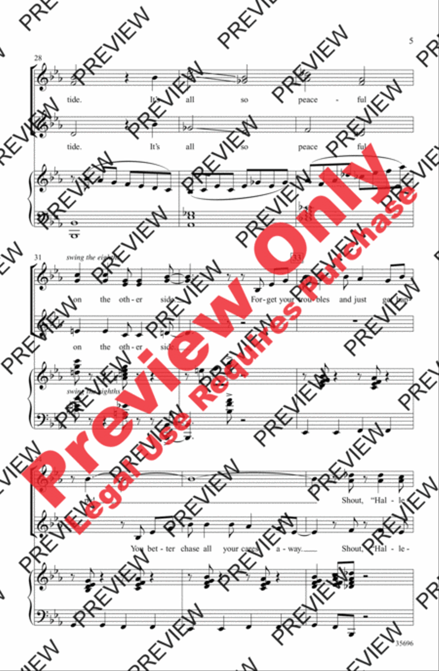 Get Happy Women's Choir scores gallery preview page 5
