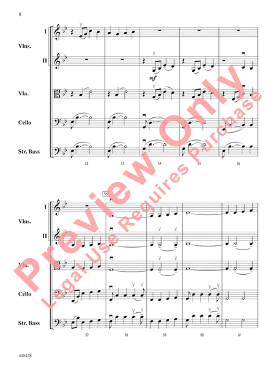 Russian Fantasy Russian Fantasy String Orchestra scores gallery preview page 9