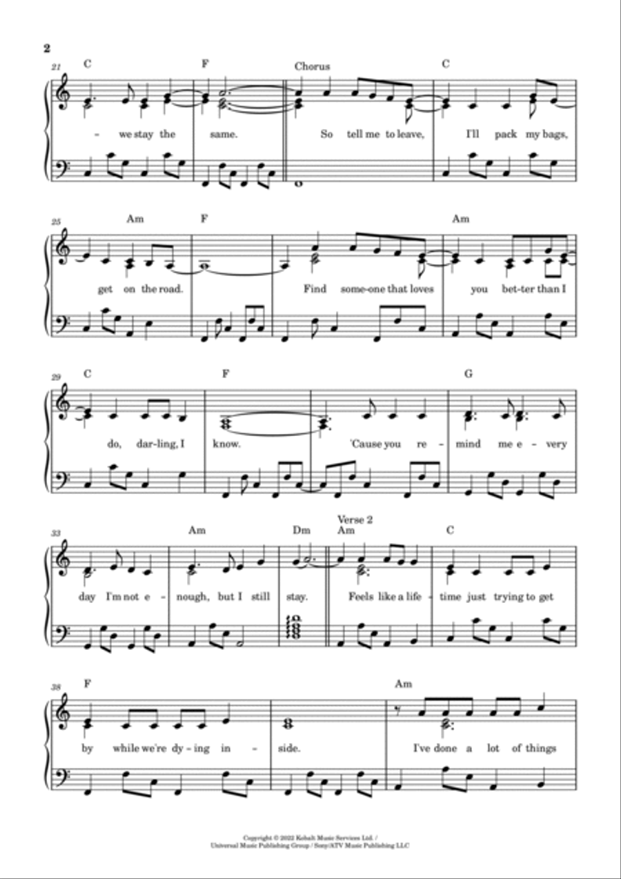 July Piano Solo scores gallery preview page 2