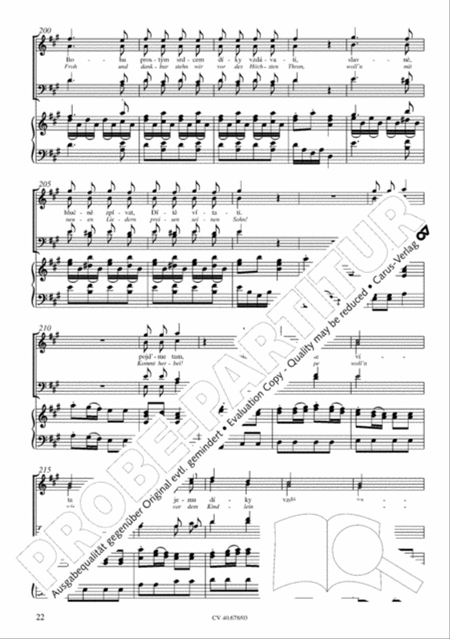 Missa pastoralis bohemica 4-Part scores gallery preview page 23