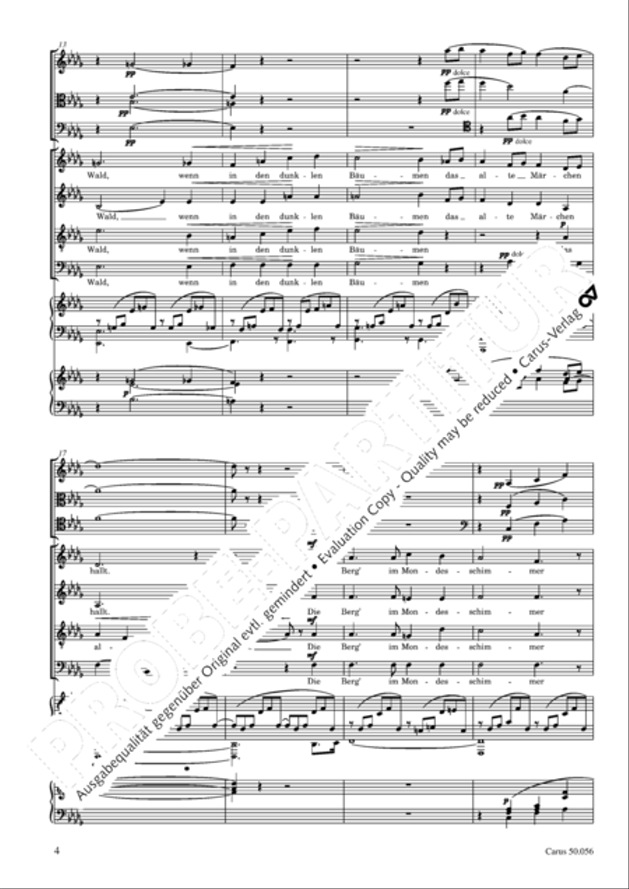 Die Nacht Die Nacht 4-Part scores gallery preview page 5