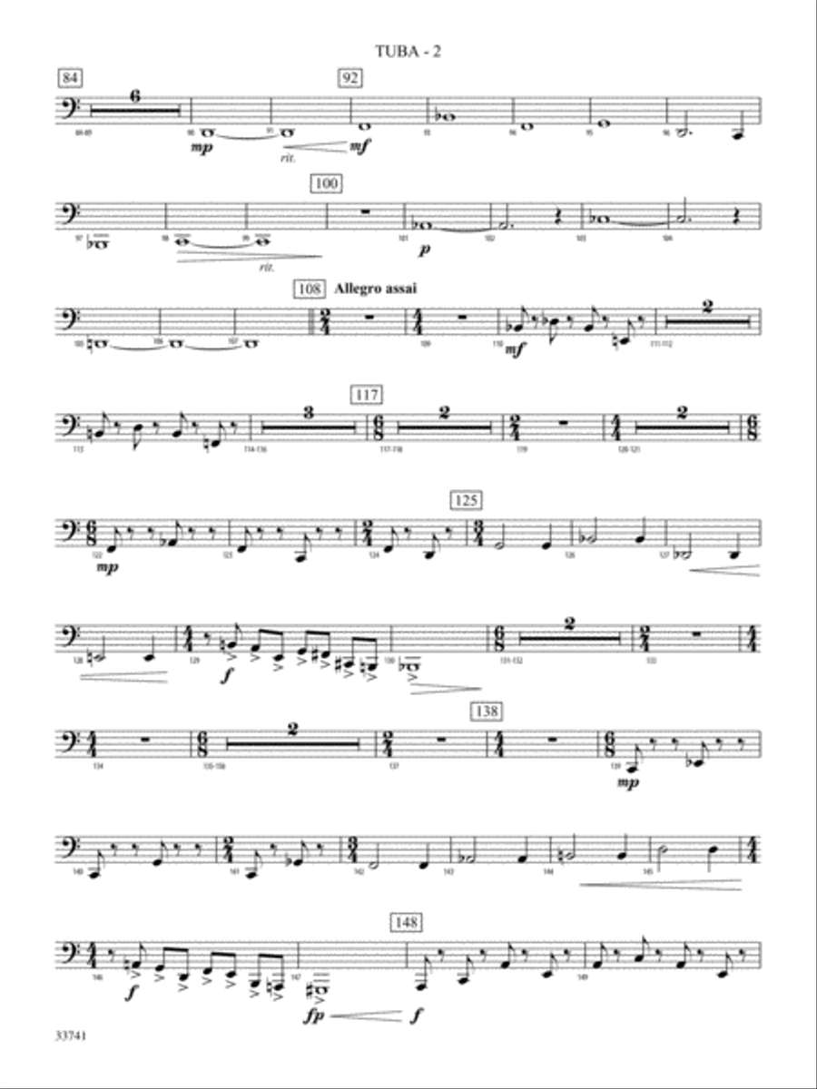 Kallalanta: Tuba Full Orchestra scores gallery preview page 2