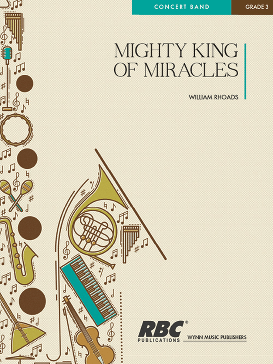 Mighty King Of Miracles (Score) Concert Band scores gallery preview page 1