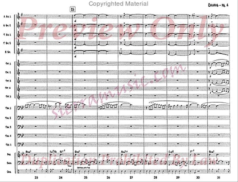 Chiapas Chiapas Jazz Ensemble scores gallery preview page 5