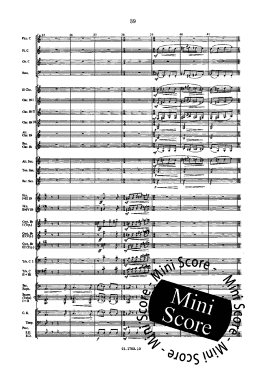 Windmusic Opus 123 Concert Band scores gallery preview page 45
