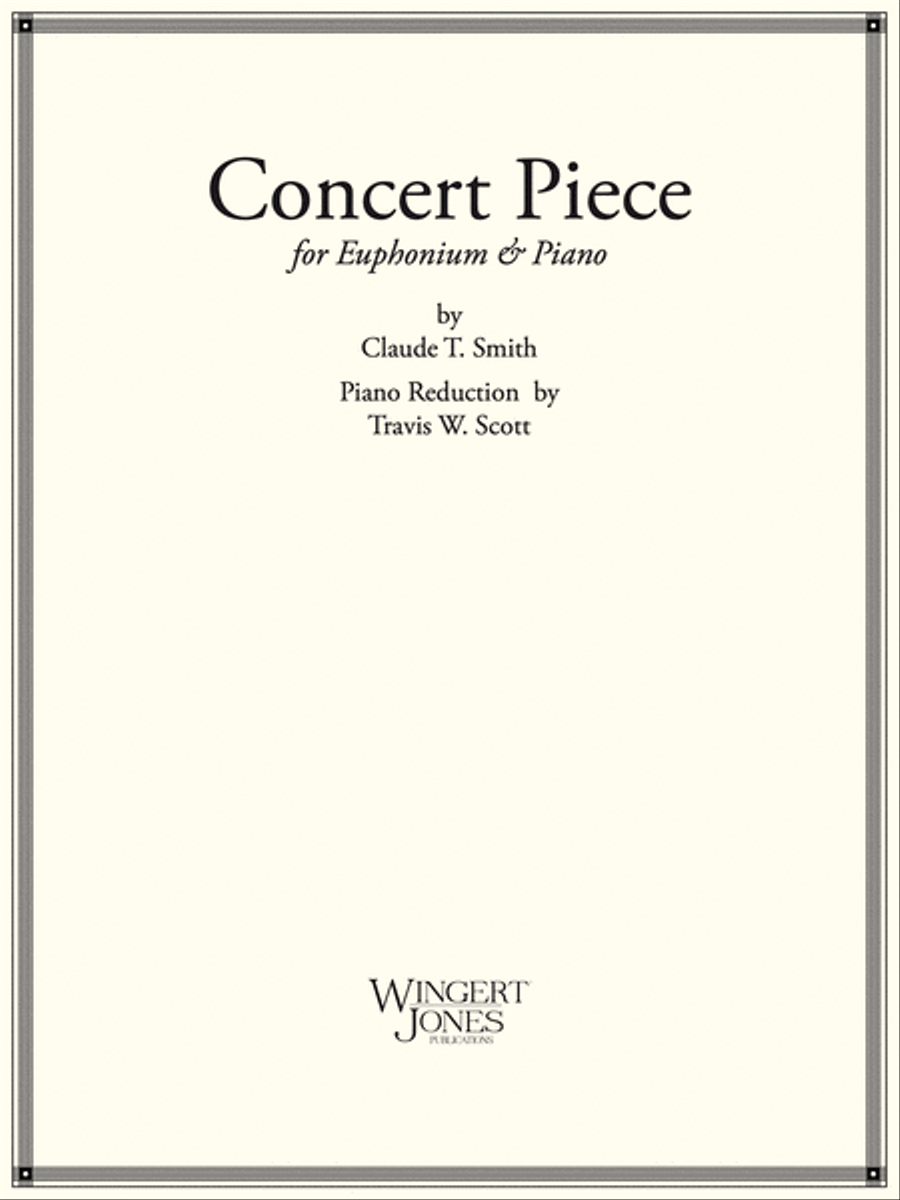 Concert Piece Concert Piece Euphonium scores gallery preview page 1