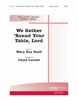 Book cover for We Gather 'Round Your Table Lord