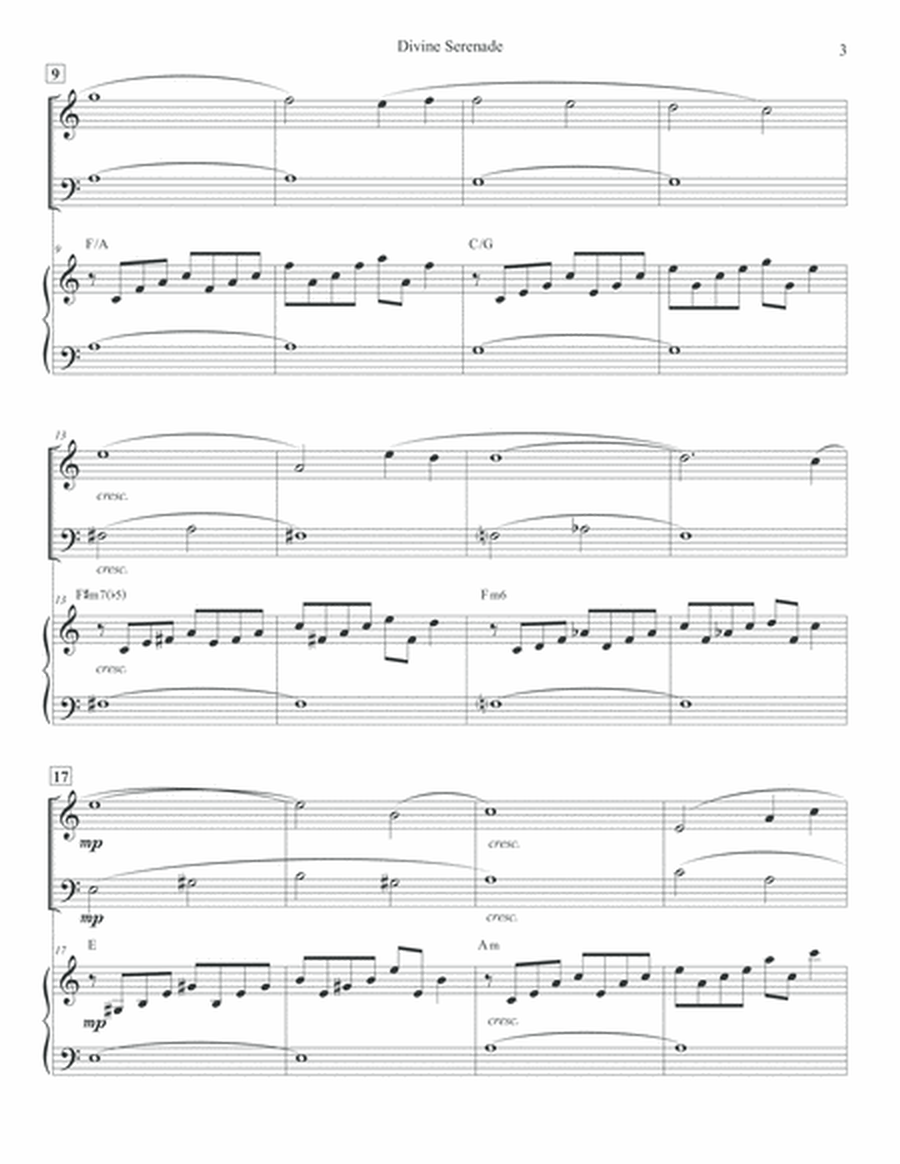Divine Serenade - Oboe, Bassoon, Piano image number null