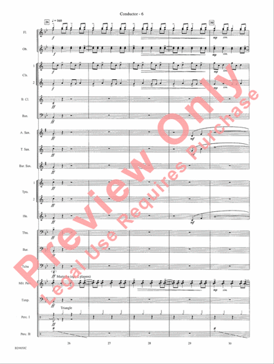 On the Rising Winds Concert Band scores gallery preview page 9