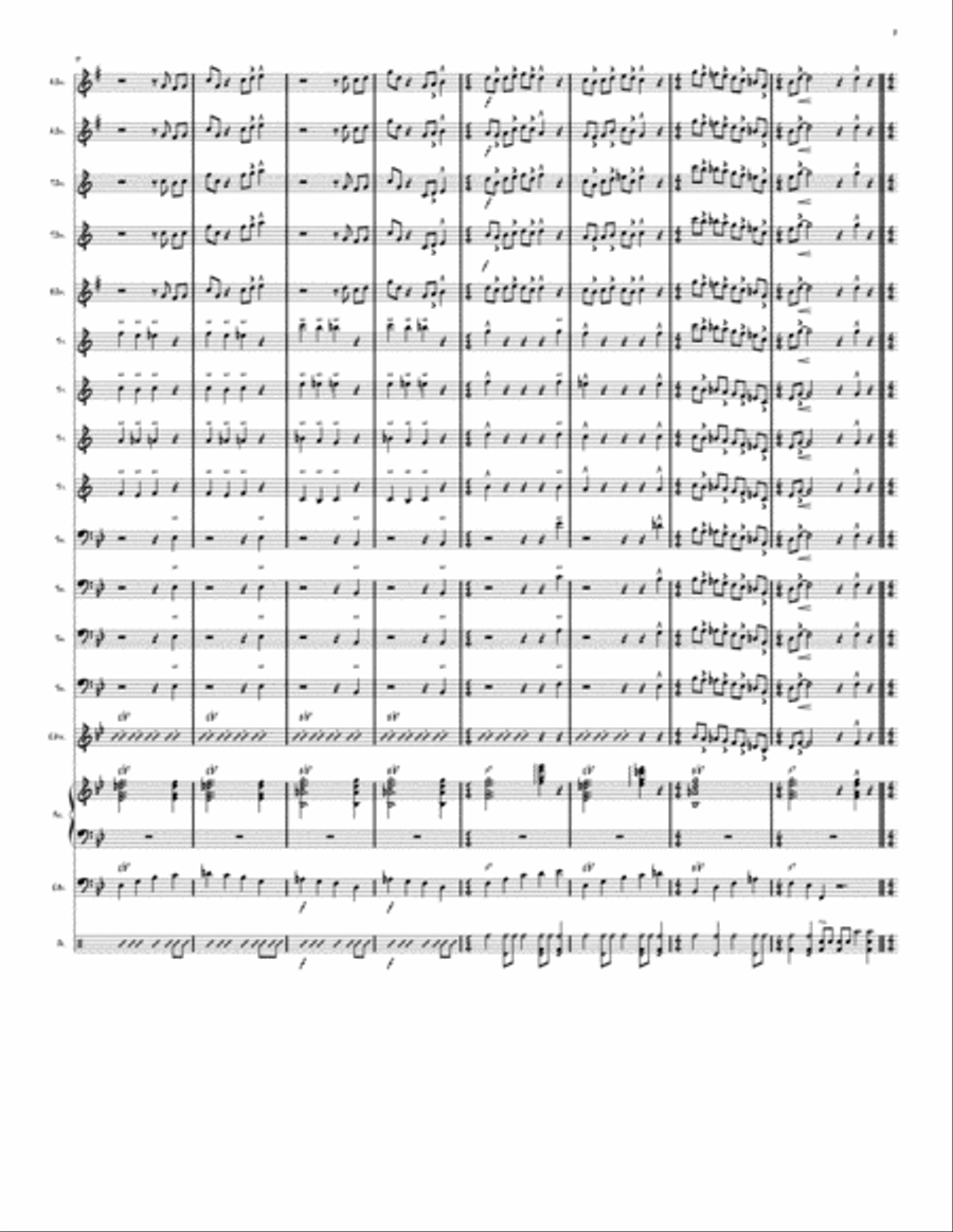 Ha! (The absurdity of it all...) Jazz Ensemble scores gallery preview page 4