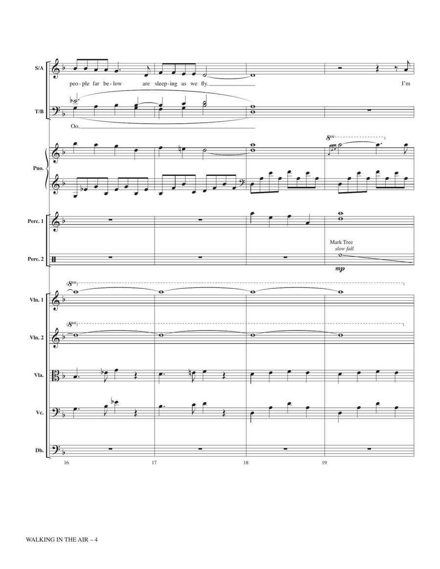 Walking In The Air (from The Snowman) (arr. John Leavitt) - Full Score Choir scores gallery preview page 4