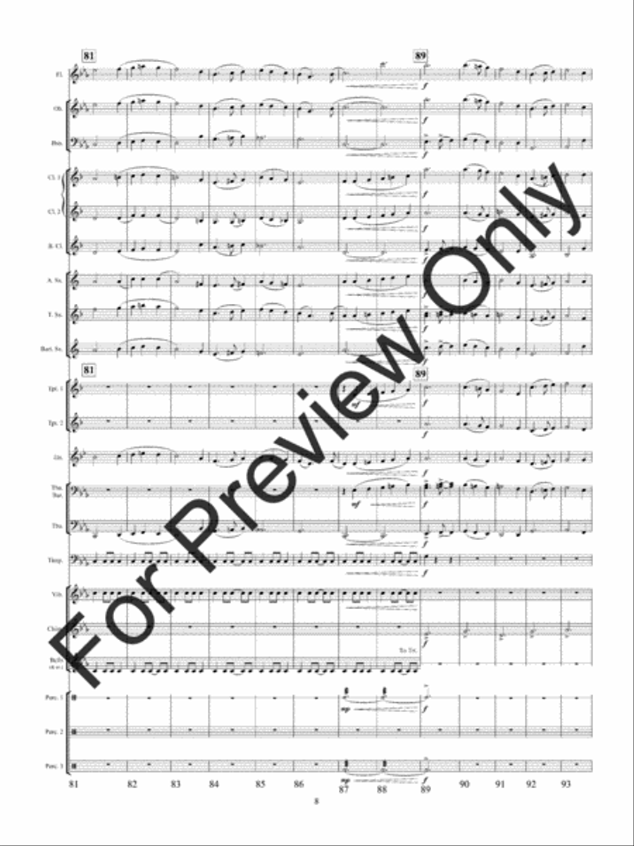 The Legend Of Greensleeves (Score) Concert Band scores gallery preview page 11