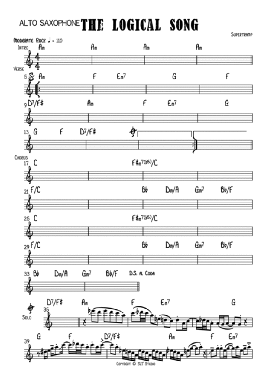 The Logical Song Jazz Ensemble scores gallery preview page 5