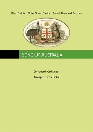 Book cover for Song of Australia