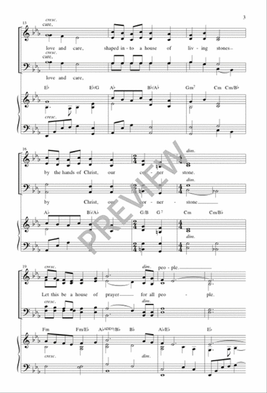 A House of Prayer 4-Part scores gallery preview page 4