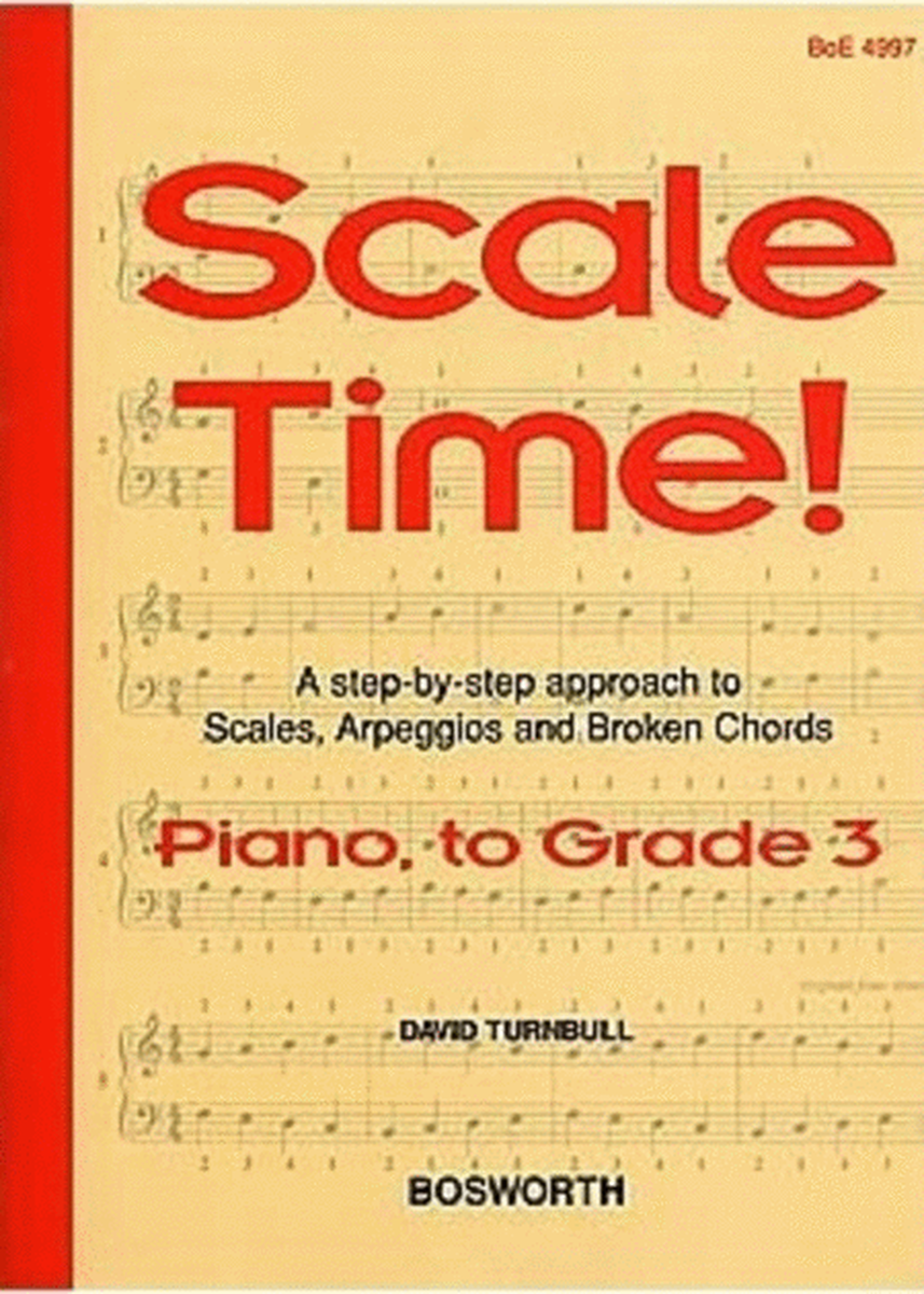 Scale Time Piano Grade 3 Turnbull Abrsm