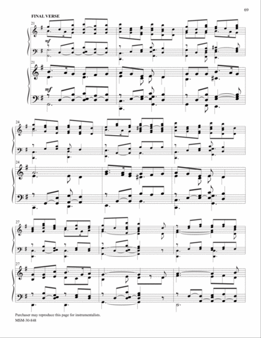 THOMPSON from Let Praises Ring, V3 5-Octaves scores gallery preview page 3