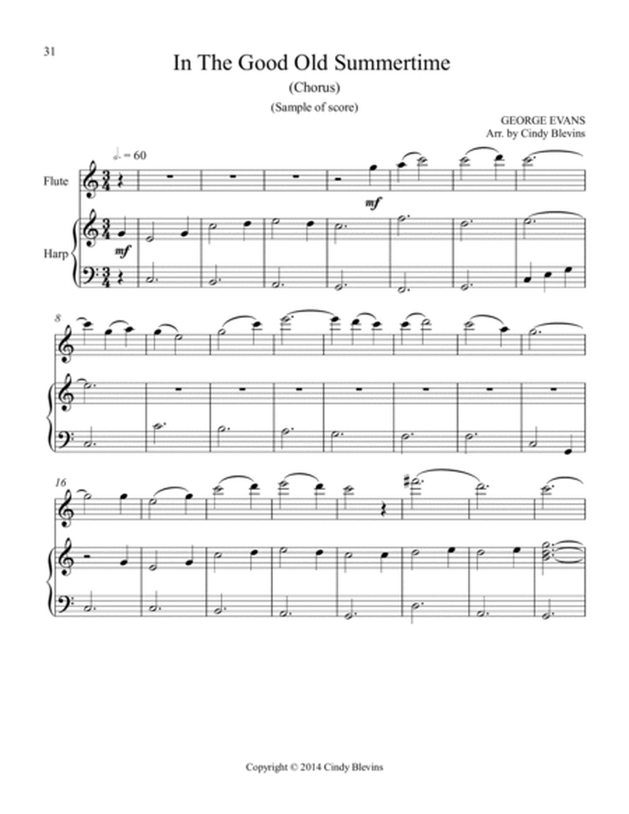 Classic With A Side Of Nostalgia (16 arrangements for harp and flute) image number null