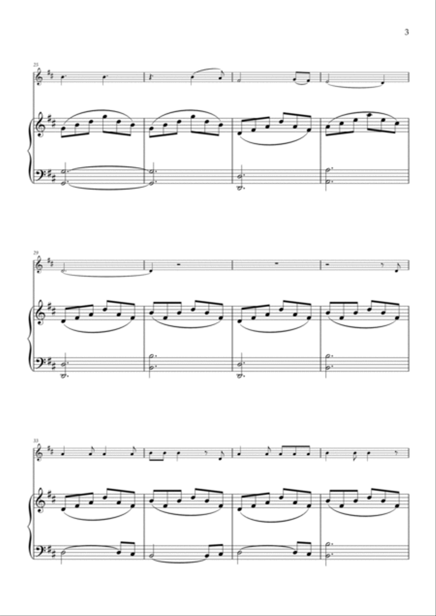 Hallelujah Hallelujah Violin Solo scores gallery preview page 3