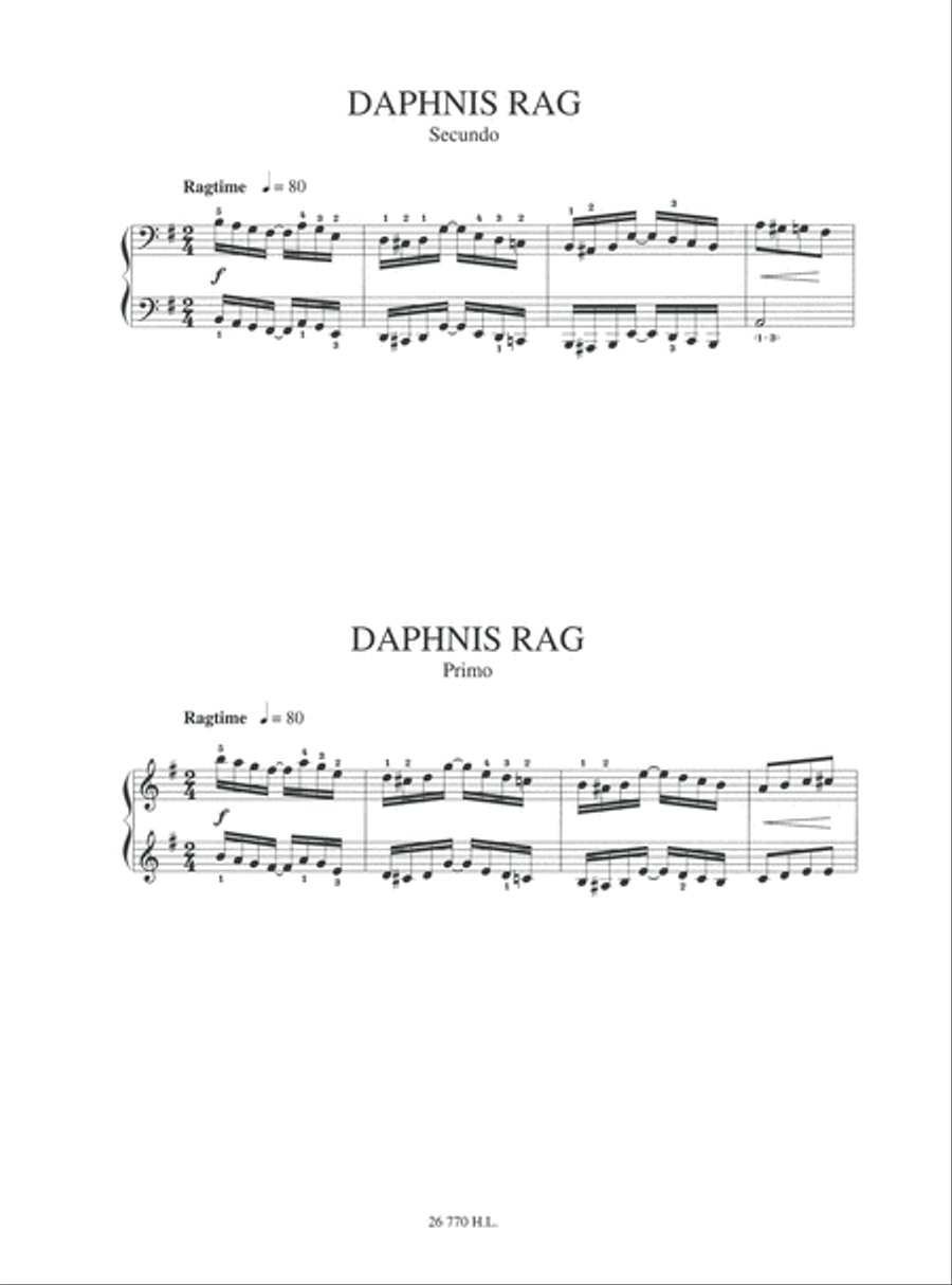 Mes premiers pas a quatre mains - Volume 2 Piano Duet scores gallery preview page 9