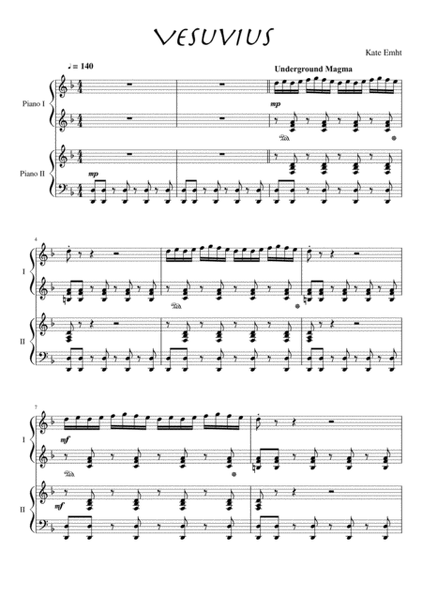 Vesuvius (Advanced Piano Duo) image number null