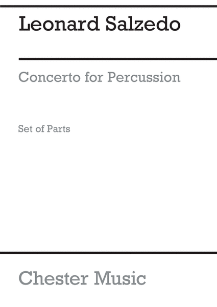 Concerto For Percussion Op. 74 (1969) Pts