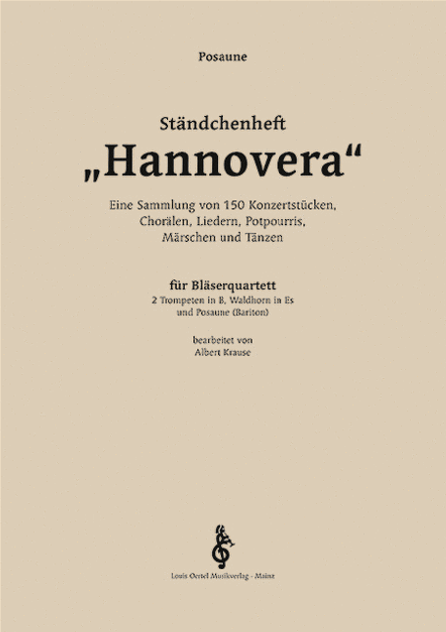 Hannovera Trombone scores gallery preview page 1