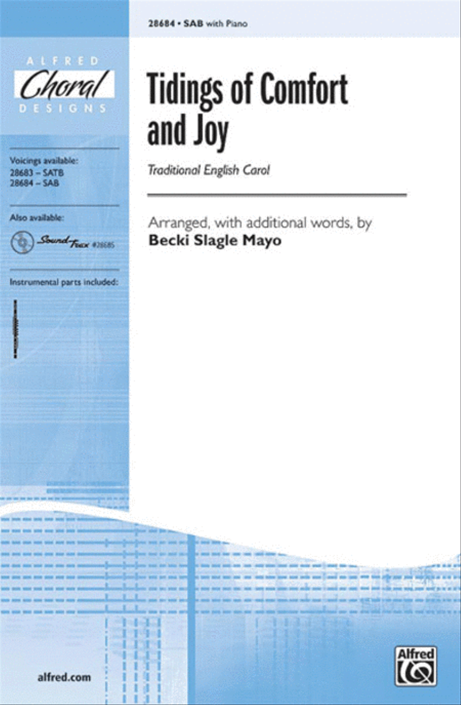 Tidings of Comfort and Joy 3-Part scores gallery preview page 1